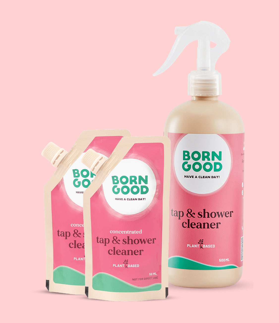 PlantBased Concentrated Tap And Shower Cleaner Liquid in India BornGood