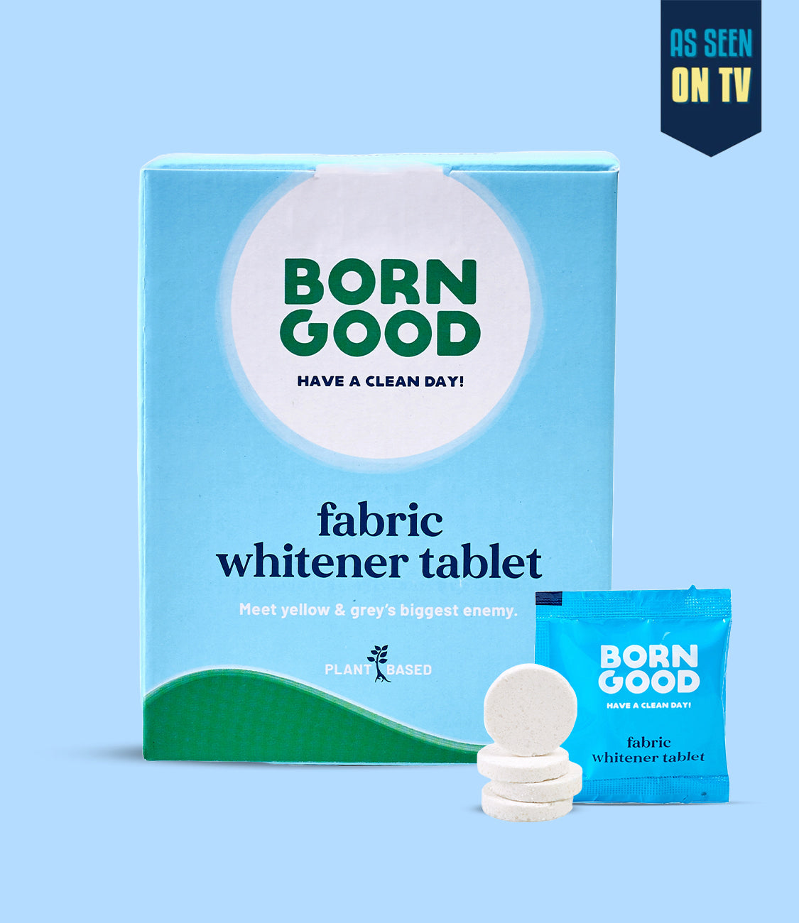 Plant-based Fabric Whitener Tablets