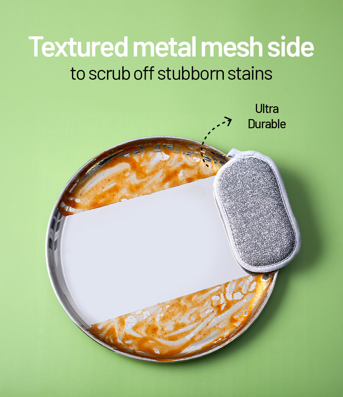 2 in 1 multi purpose scrub & sponge