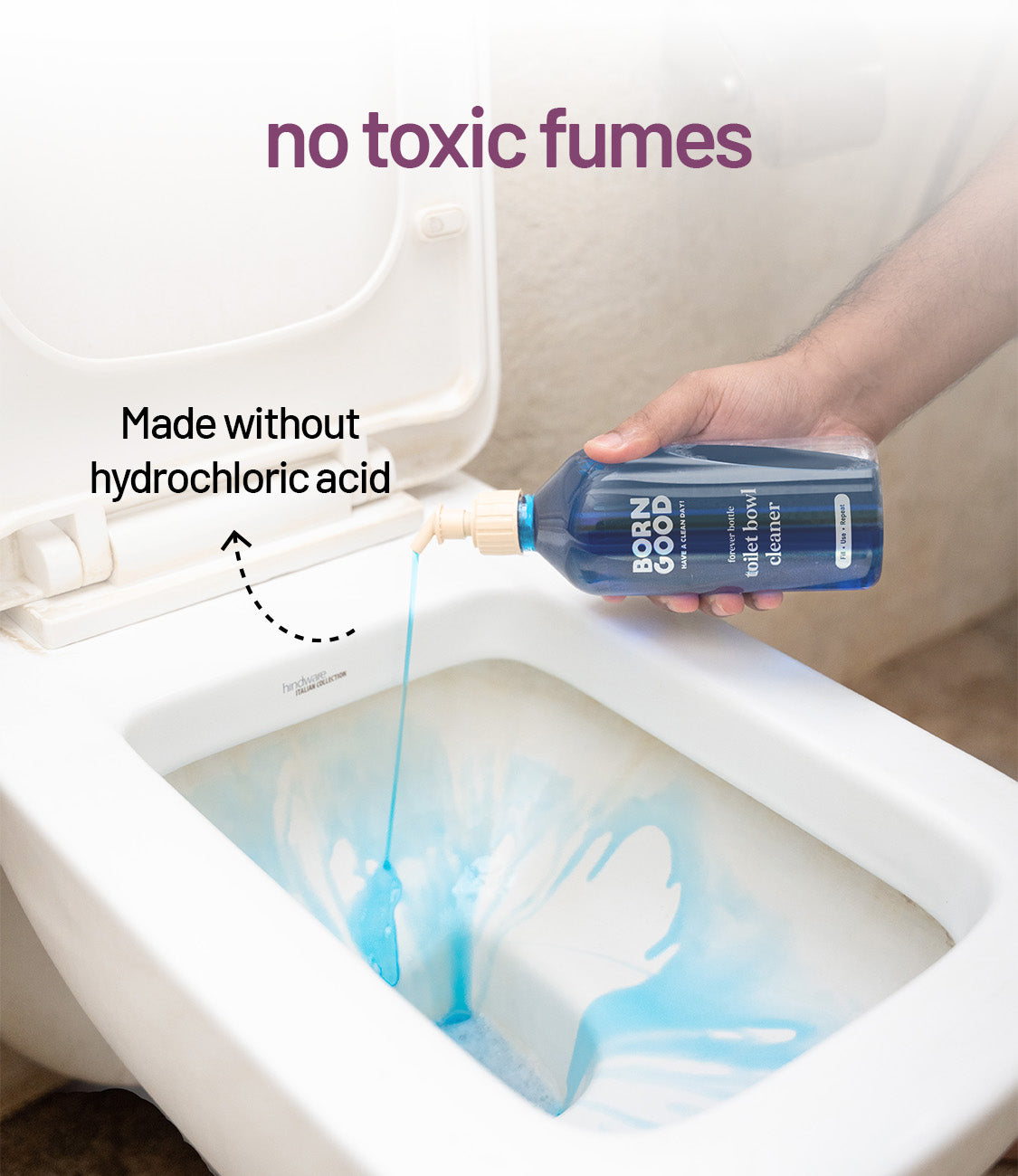 Toilet bowl cleaner concentrate