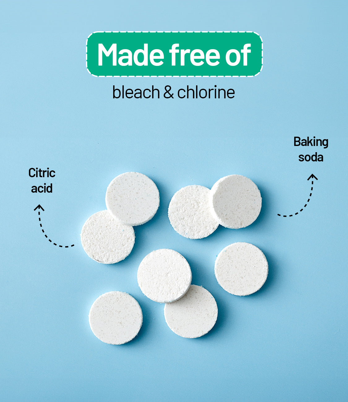 Plant-based Fabric Whitener Tablets
