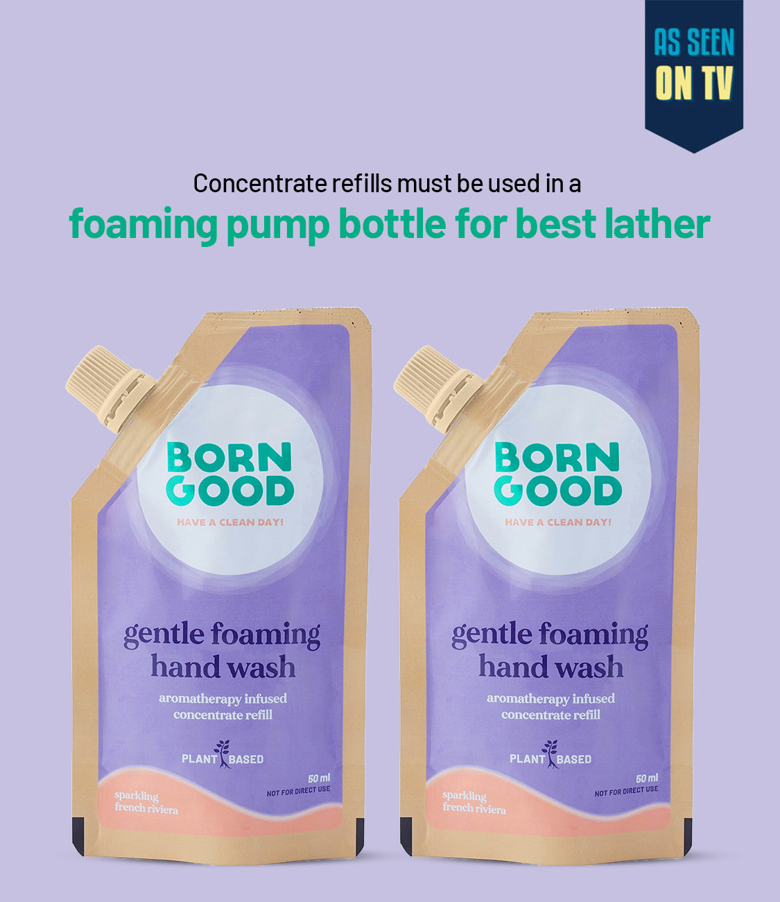 Gentle foaming hand wash