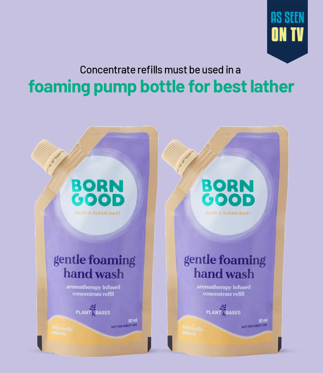 Gentle foaming hand wash