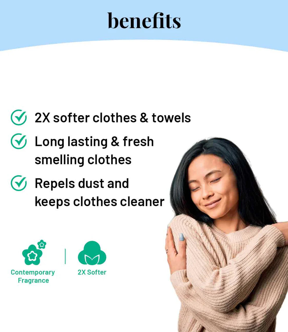 Plant-Based Liquid Laundry Detergent and Fabric Conditioner Combo Pack (2-in-1 Eco Care Set)