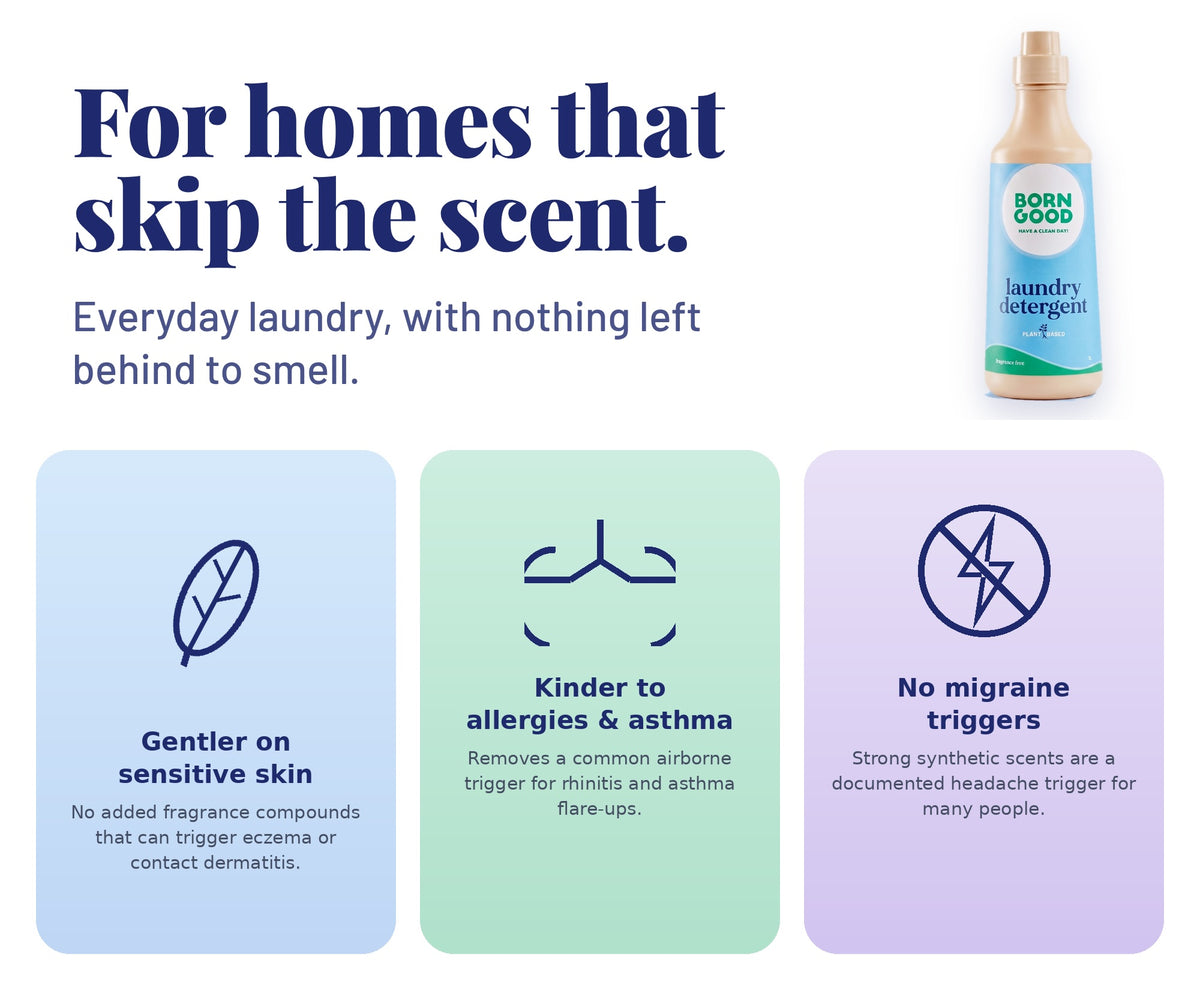 Born Good Fragrance Free Laundry Detergent