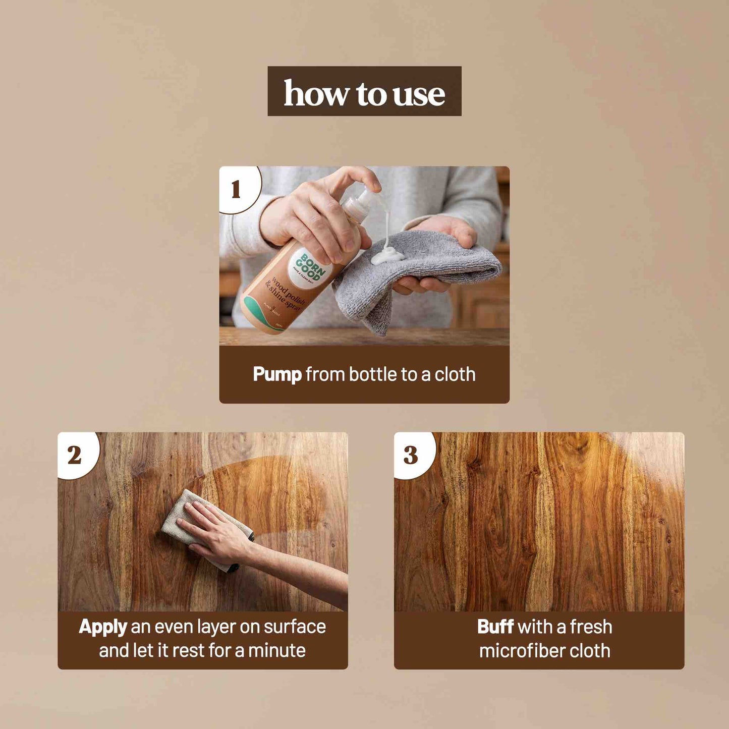 Born Good Wood & Furniture polish