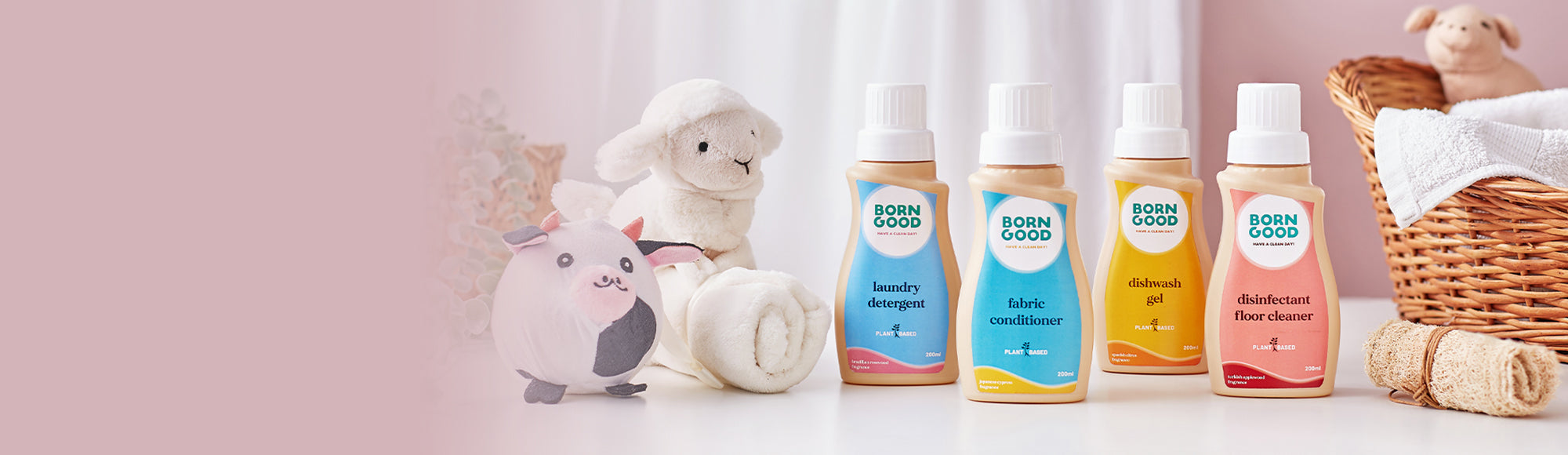 Eco-friendly home cleaners trial packs \u2013 BornGood