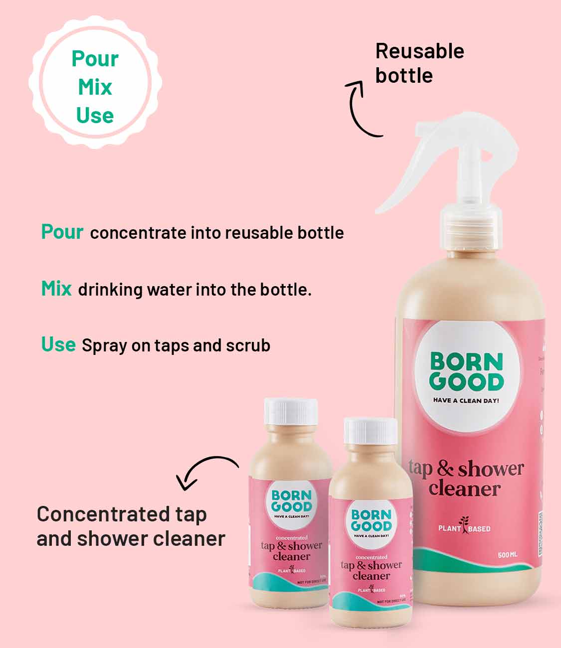 Tap And Shower Cleaner Concentrate